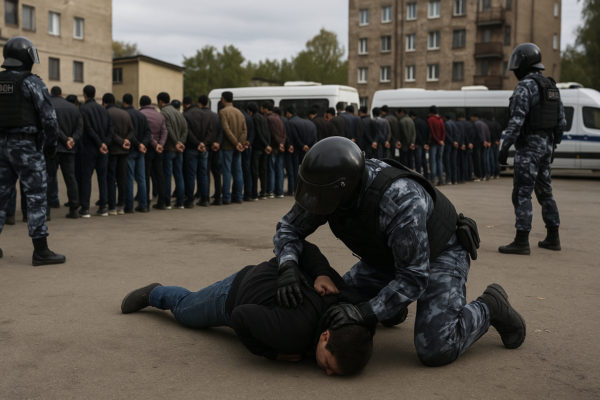 Жёсткий ответ Петербурга: МВД устроило ад мигрантам после домогательств к школьнице