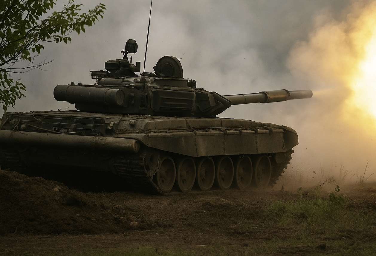 Пыль, огонь и шок противника: удар Т-72Б3М разнёс тайный склад ВСУ в щепки