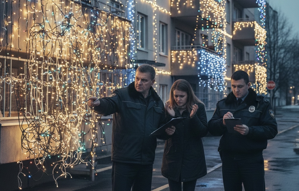 Праздник отменяется: россиян начали штрафовать за новогодние гирлянды