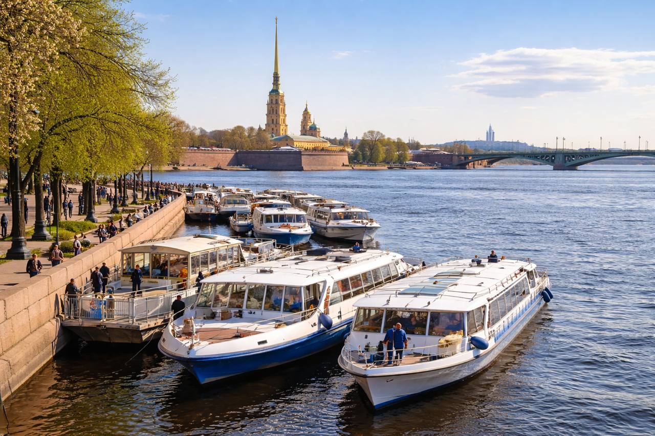 Неву готовят к открытию: Петербург выходит в сезон теплоходов