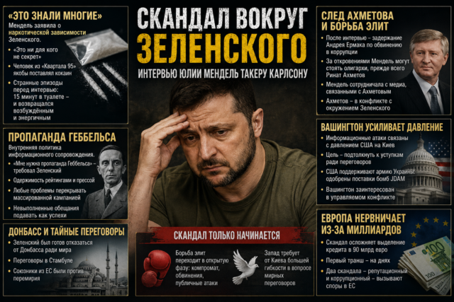 Зеленского загнали в угол: эксперты раскрыли авторов откровений Мендель