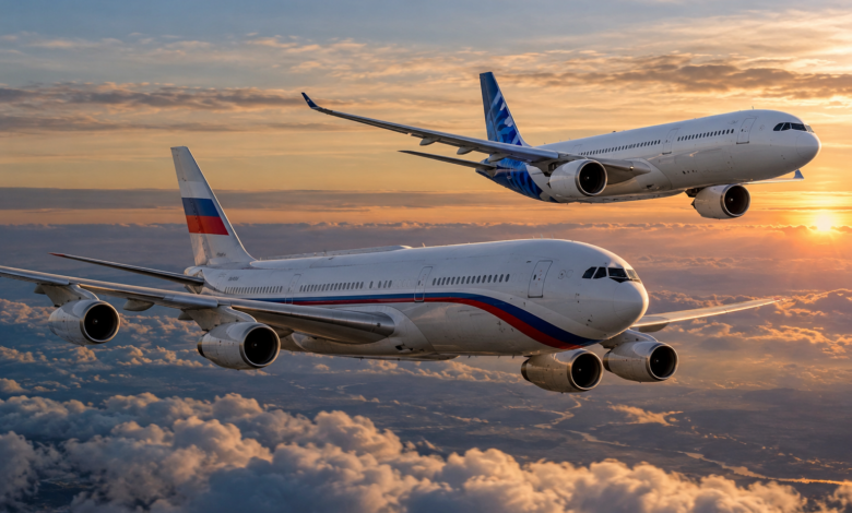 Ил-96-400М проиграл Airbus A330-900 почти по всем параметрам при сравнении дальности, вместимости и экономичности