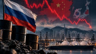 Азиатский финансовый кризис угрожает российскому экспорту и нефтегазовым доходам на фоне падения фондовых рынков